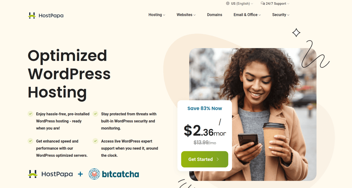 hostpapa fast wordpress hosting services