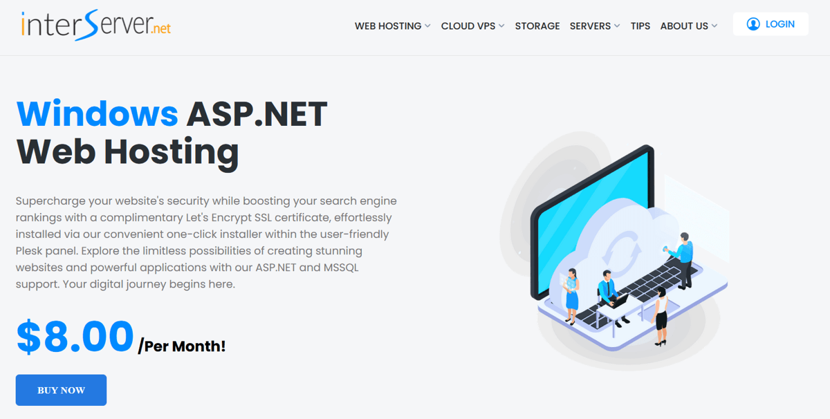 interserver windows hosting services