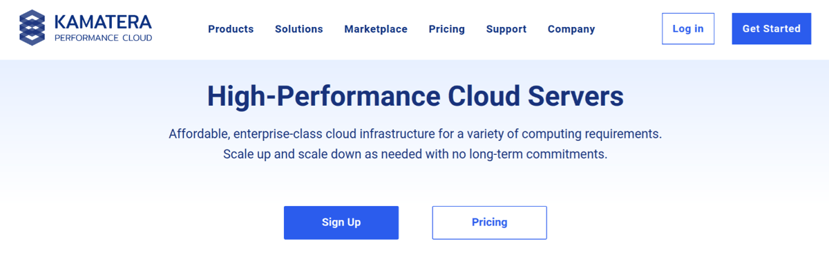 kamatera cloud web hosting services
