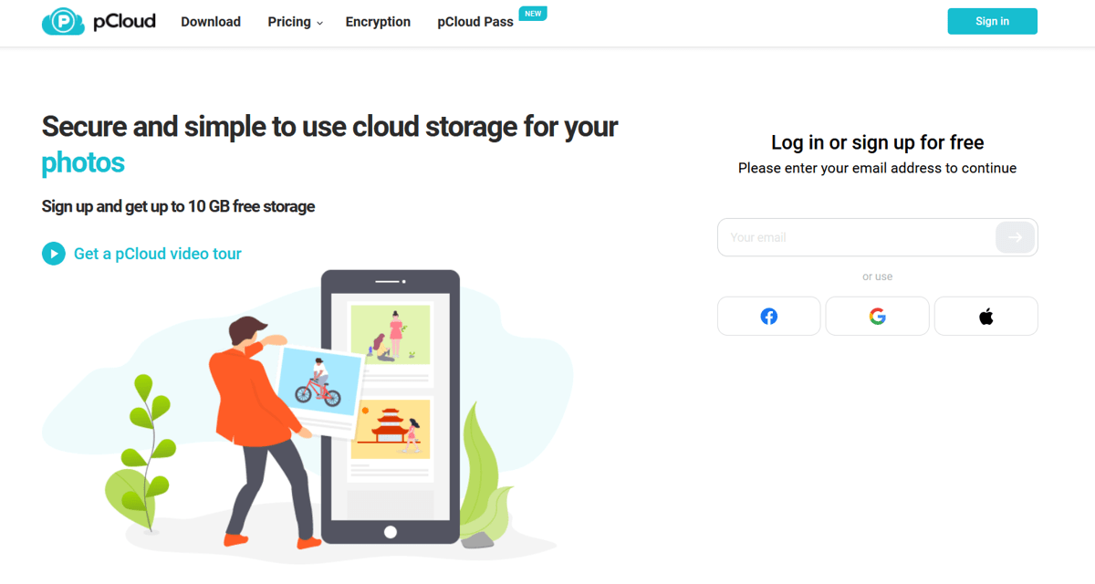 pcloud file hosting services