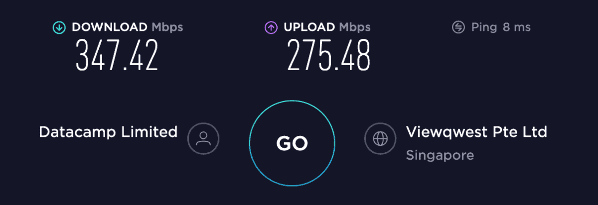 pia vpn speed test with wireguard protocol