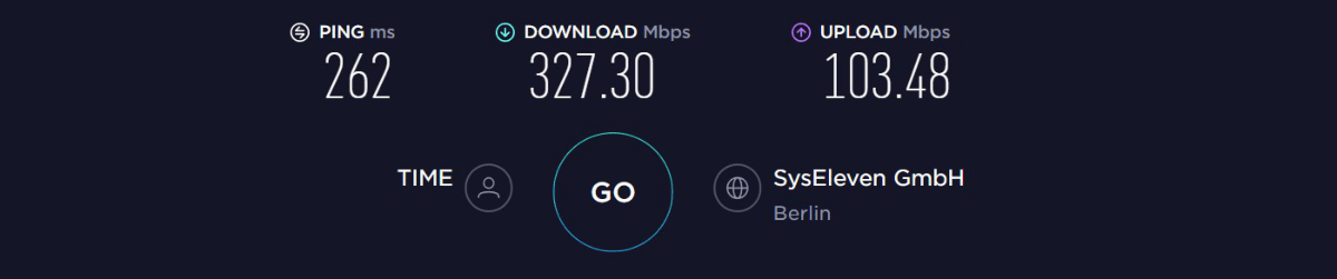 PrivadoVPN europe speed test vpn disabled
