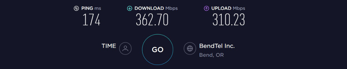 PrivadoVPN north america speed test vpn disabled