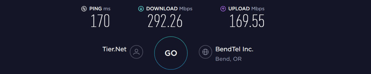 PrivadoVPN north america speed test vpn active