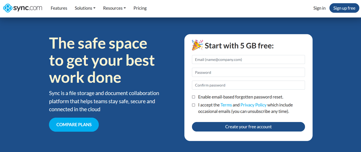sync com cloud storage for United Kingdom