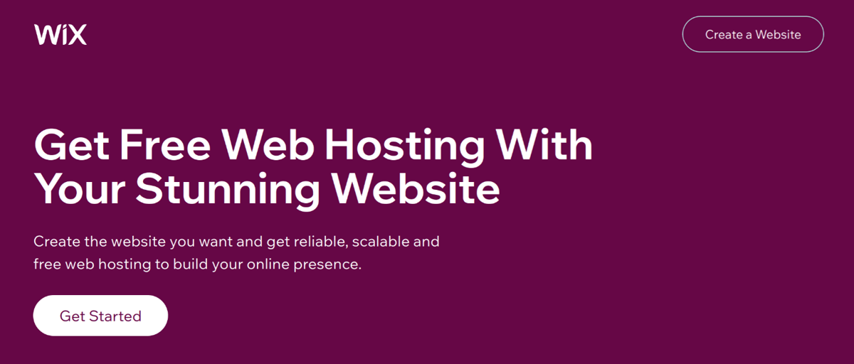 wix free web hosting services with subdomains