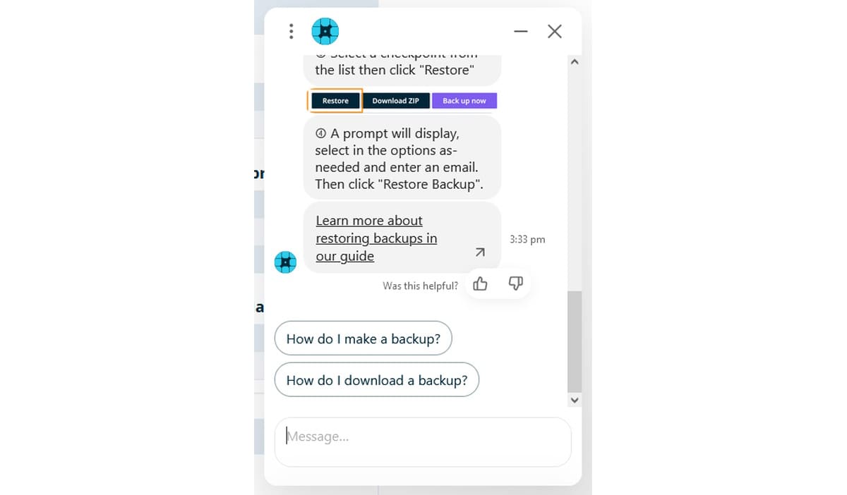 WP Engine chat support
