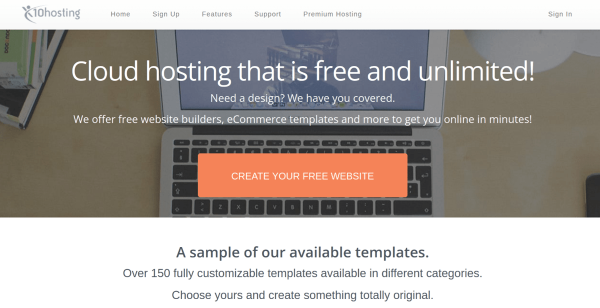 x10hosting free web hosting services with subdomains