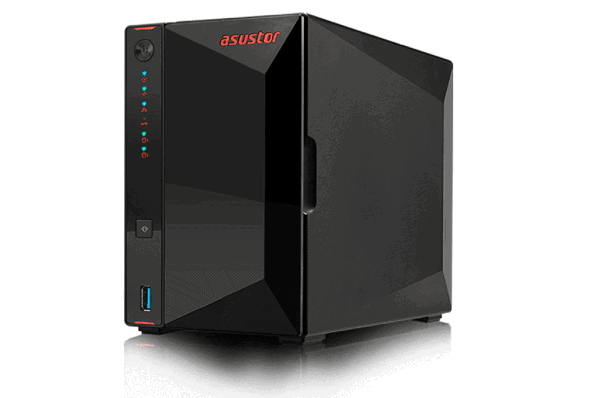 asustor as52002t nas device for home user