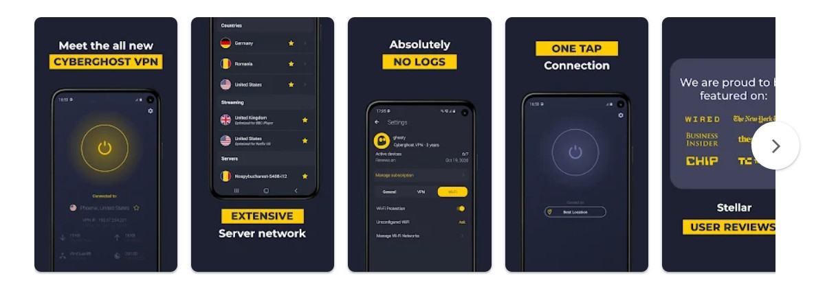 cyberghost android app