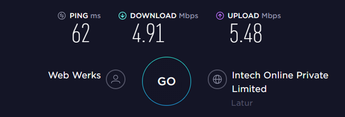 cyberghost vpn connection speed india server