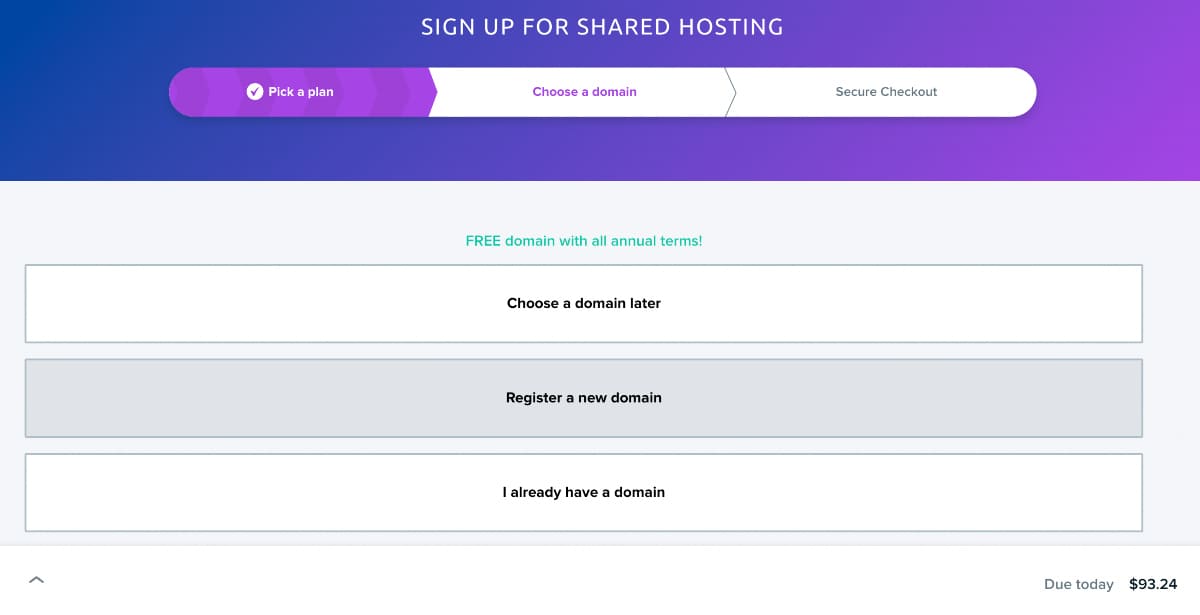 setting up the domain name on dreamhost