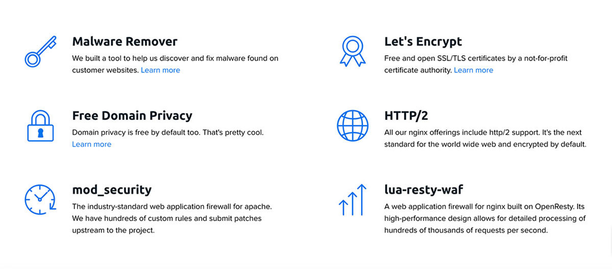 dreamhost security features