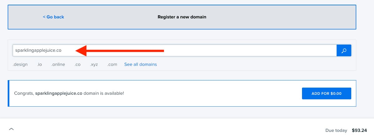 registering a domain name with dreamhost