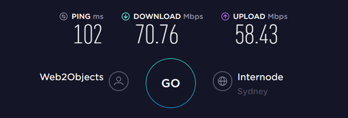 expressvpn connection speed australia server