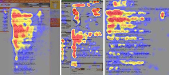 scanning website with f-pattern
