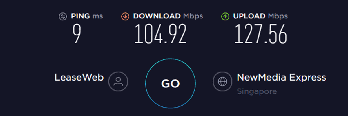 fastestvpn connection speed singapore server