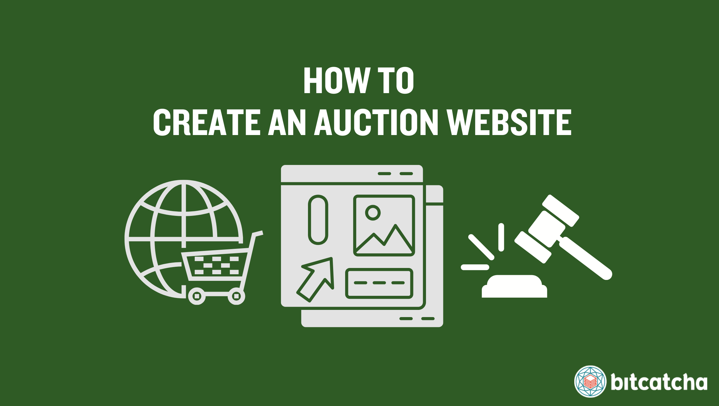 how to create an auction website