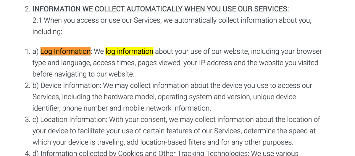 hoxx vpn privacy policy