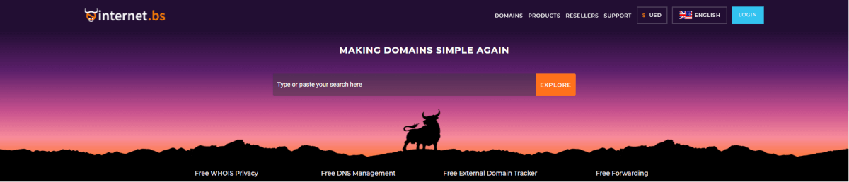 internet bs domain registrar