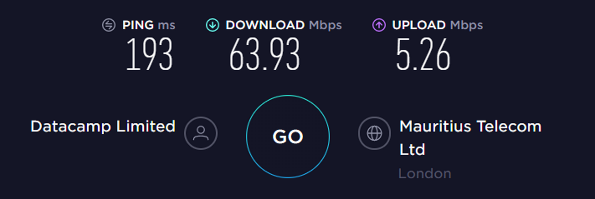ipvanish connection speed uk server