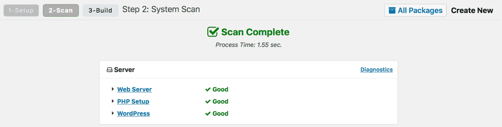 Scan files and database