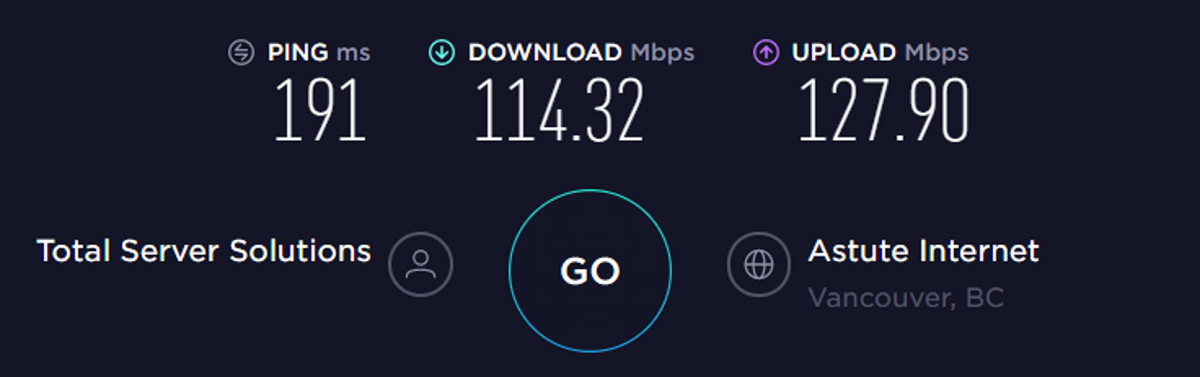 nordvpn connection speed canada server