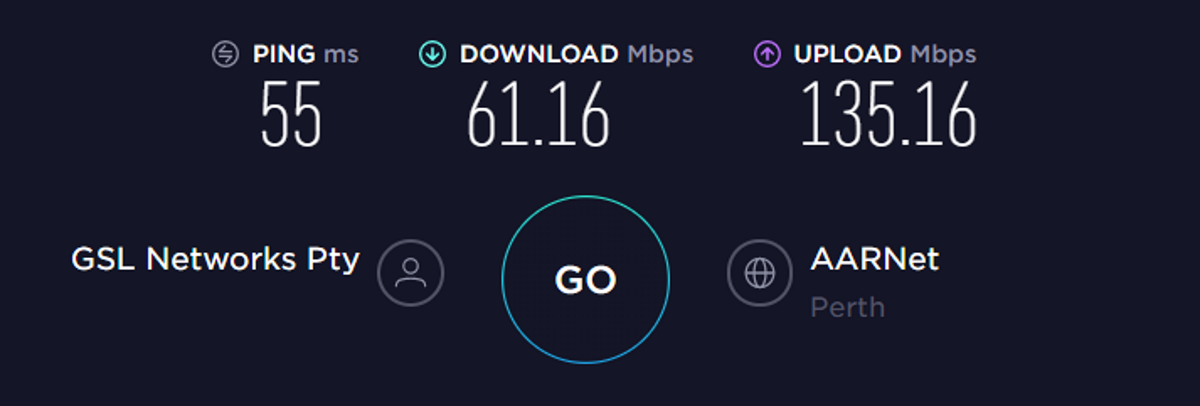 protonvpn connection speed australia server