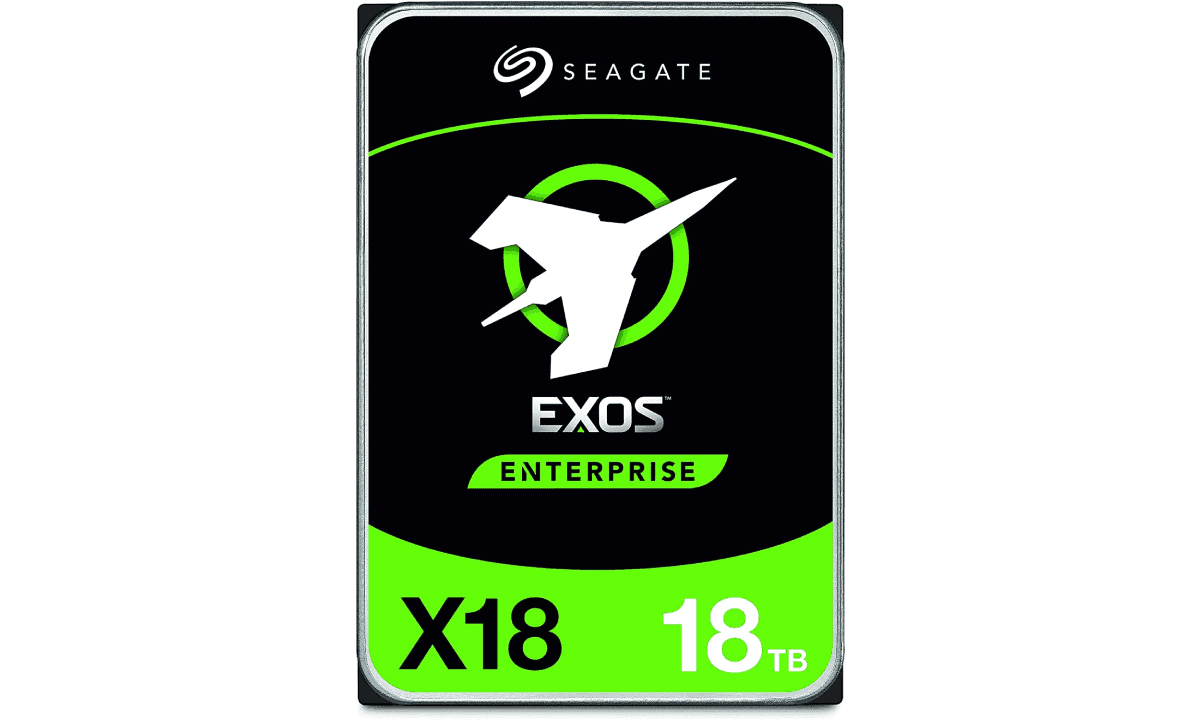 Seagate EXOS x18 hard drives for nas