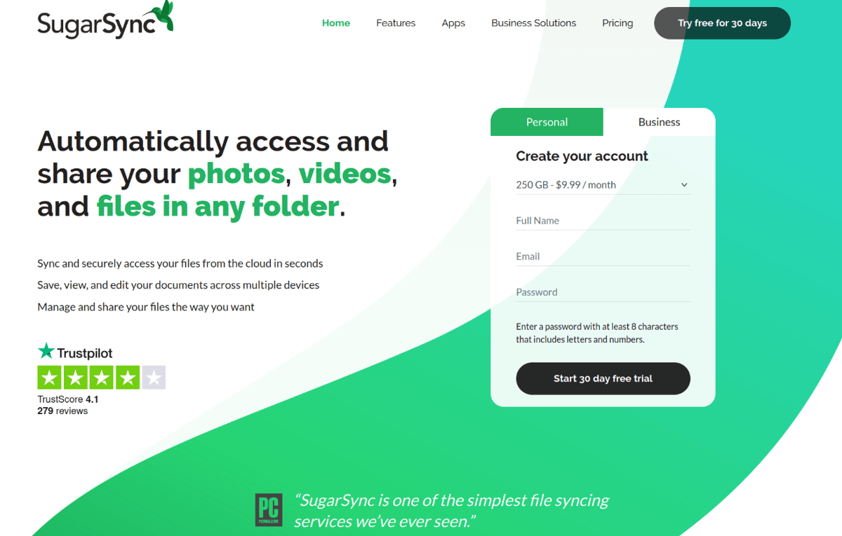 sugarsync file hosting services