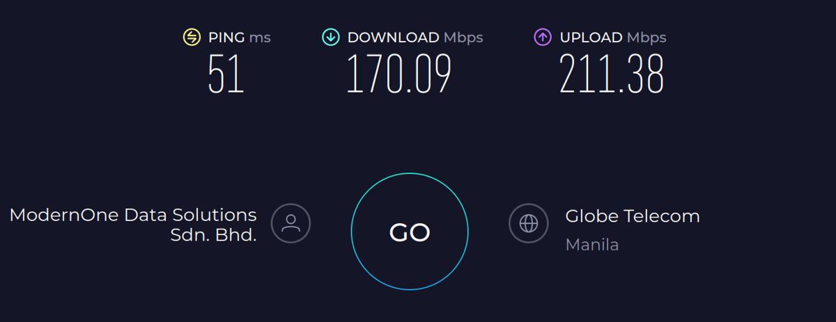surfshark connection speed philippines server