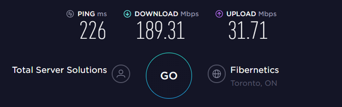 surfshark connection speed canada server