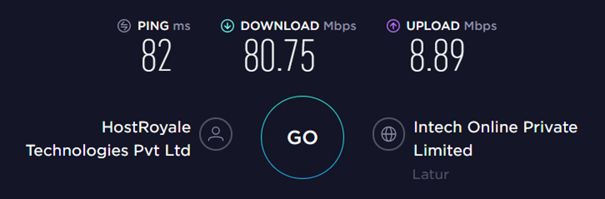 surfshark connection speed india server