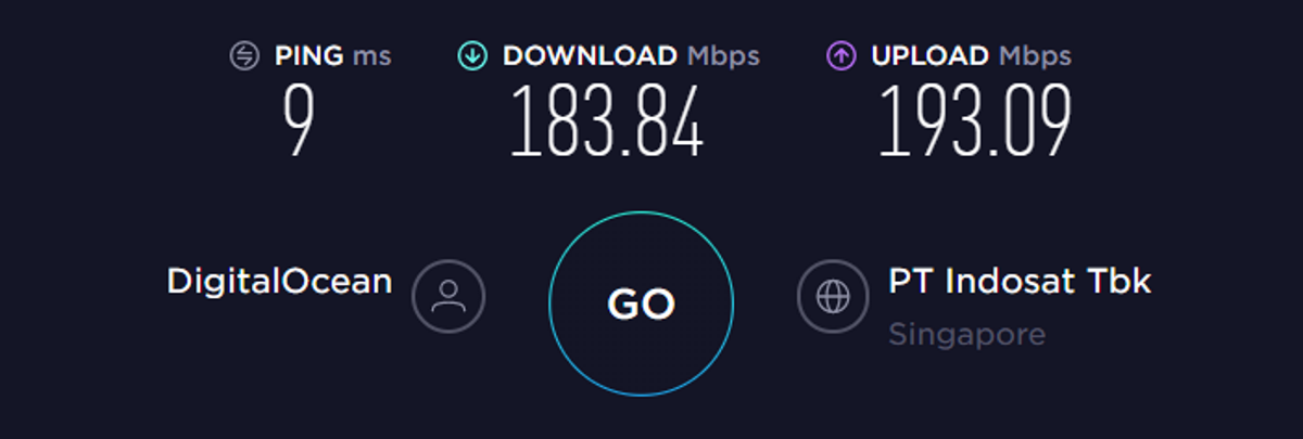 torguard connection speed singapore server