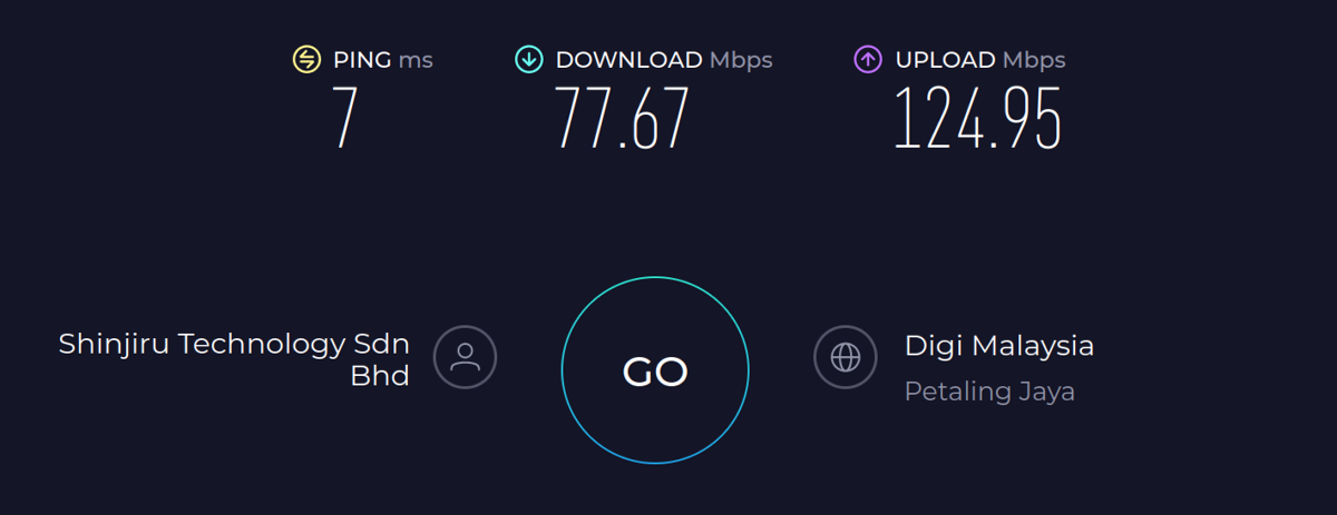 torguard connection speed malaysia server