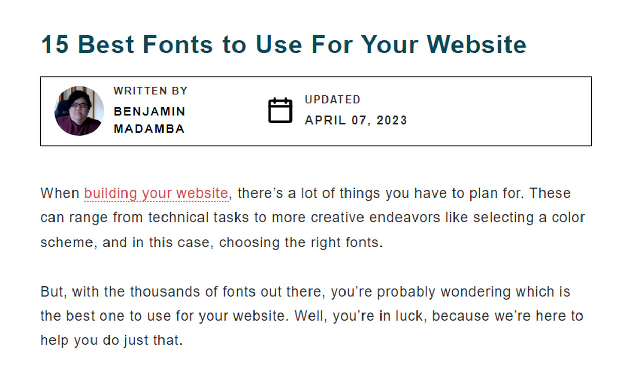 web page metadata