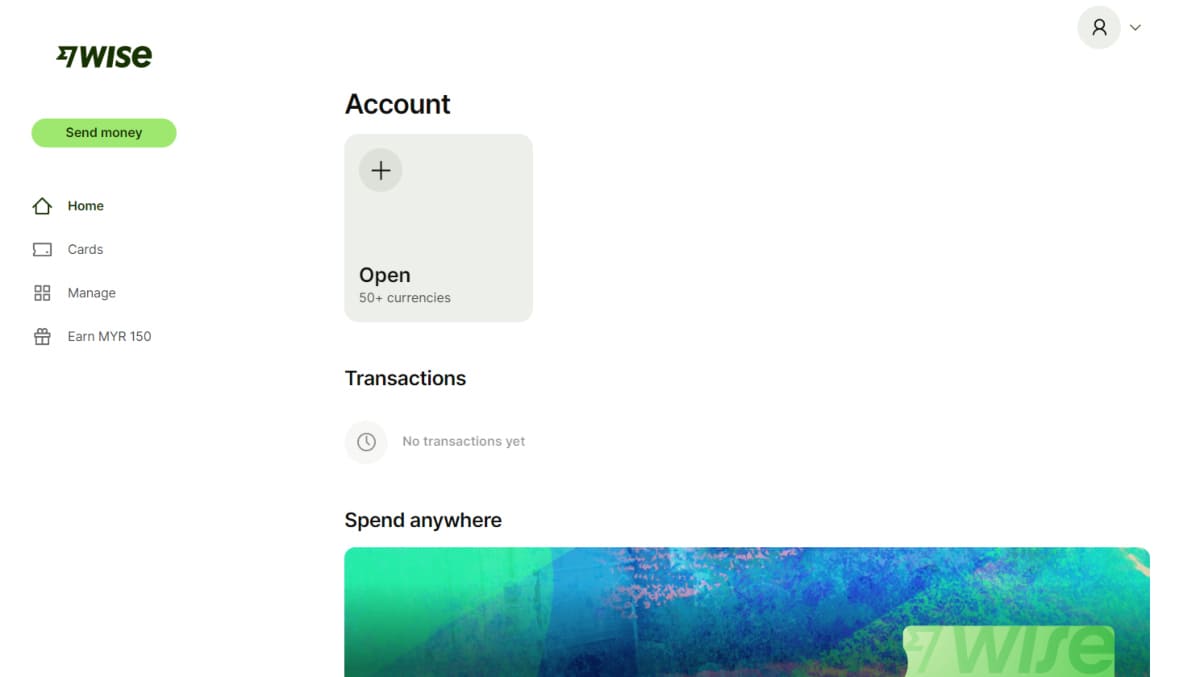 Wise dashboard