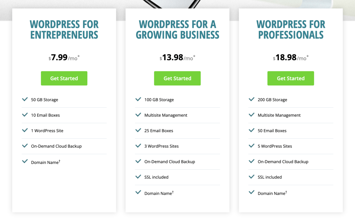 network service wp hosting