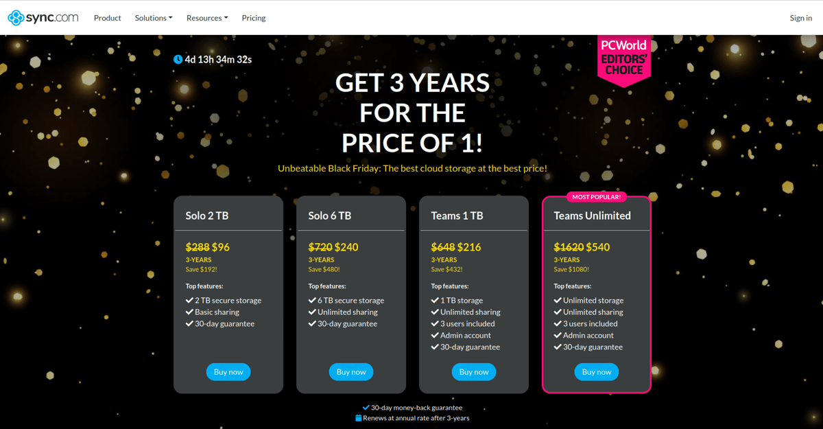 sync black friday sale 2024