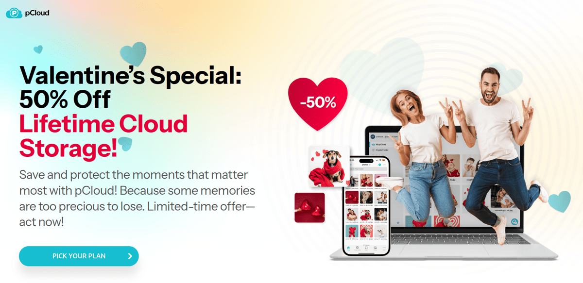 pcloud valentines sale 2025