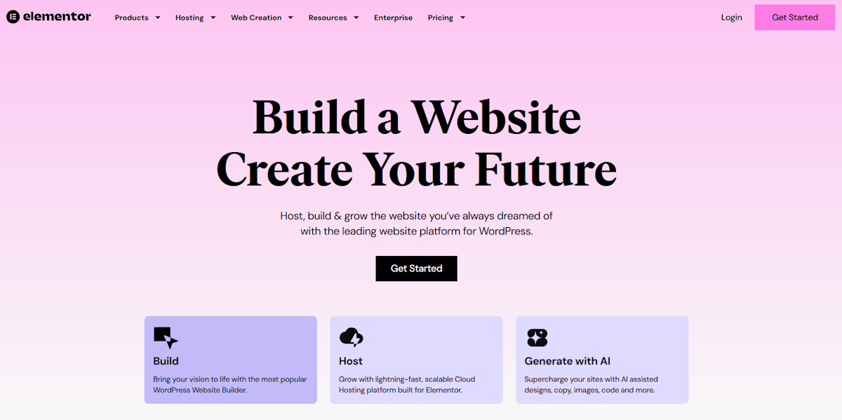 elementor website builder