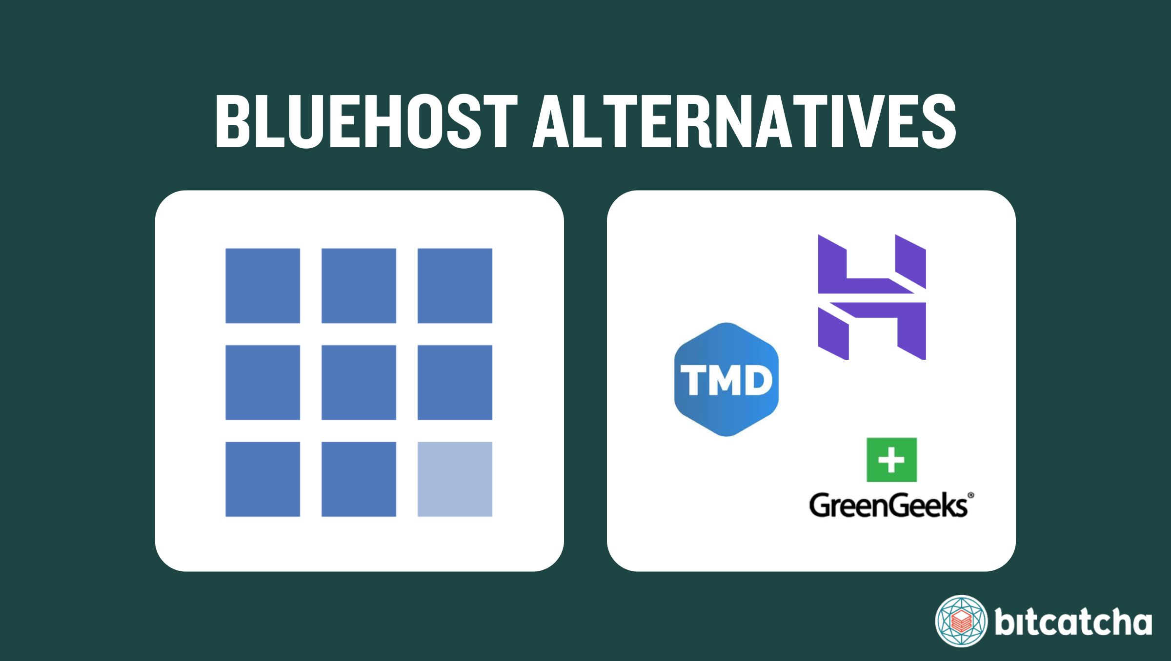 alternatives and competitors of bluehost