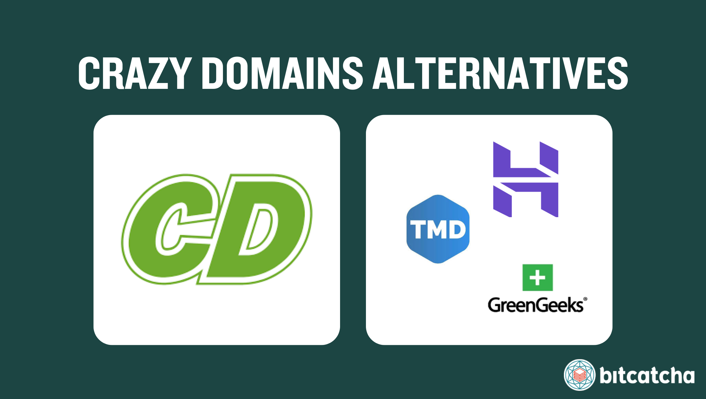 alternatives and competitors of crazy domains