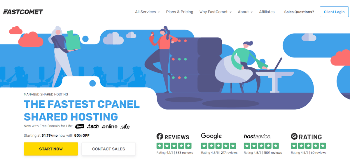 fastcomet web hosting