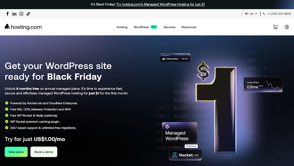 hosting.com black friday sale 2025