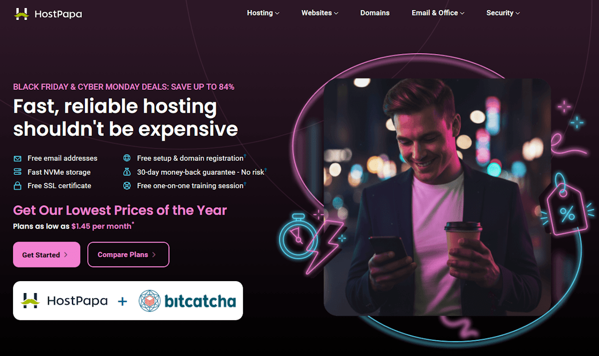 hostpapa black friday sale 2025