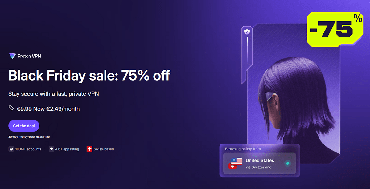 protonvpn black friday sale 2025