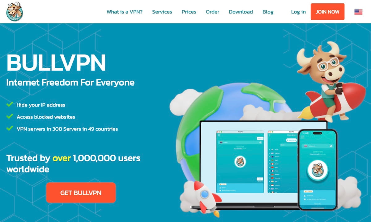 BullVPN Best VPN provider in Thailand